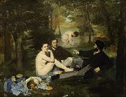 Edouard Manet Dejeuner sur I'herbe (mk09) Sweden oil painting reproduction